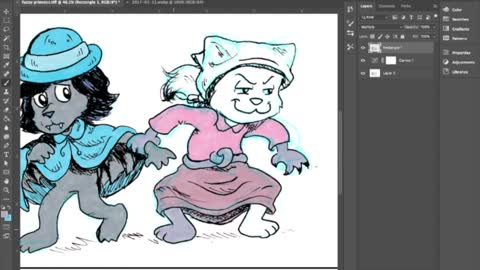 Drawing The Fuzzy Princess