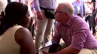 Woman pleads for help from Australian PM Morrison
