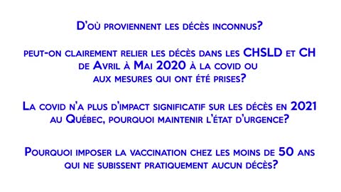 Surprenante statistiques de L'Institut national de santé publique du Québec