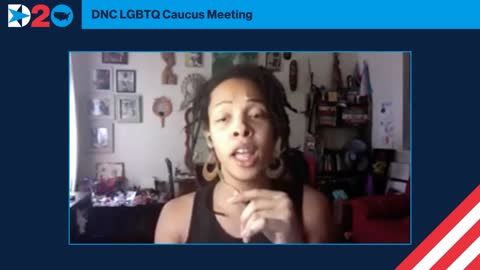 Black Trans Speaker "Ive Never Felt American, I Dont Know The Pledge Of Allegiance" DNC LGBTQ Caucus