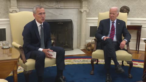 President Biden Holds a Bilateral Meeting with Secretary General Jens Stoltenberg of NATO