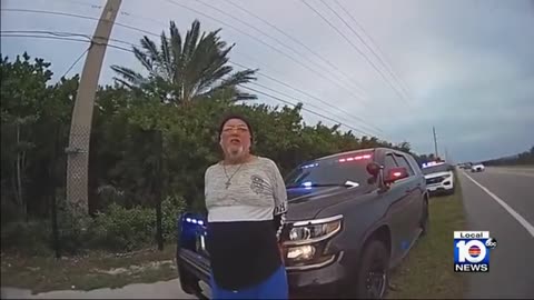 Video shows howling Florida man threatening to rape police dog during traffic stop