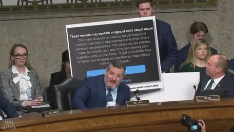 Cruz wrecks Zuckerberg at hearing over WSJ article showing Instagram's connection of Pedos to Minors