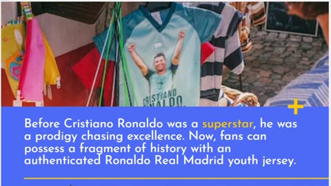 Relive Ronaldo's Youth with Authentic Real Madrid Jerseys at Retro World!