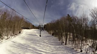 Late February runs at Dartmouth Skiway 2024