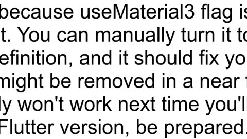 after upgrade to flutter 322 style problem for old libraries