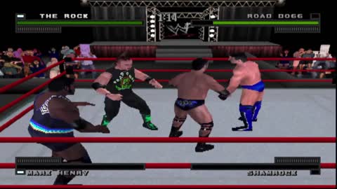 WWF Attitude PS1: War match #7