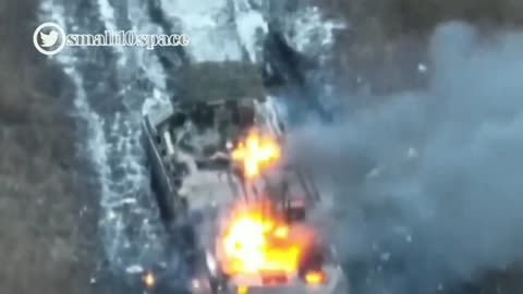 rus cutter in the Kupyansk-Lymansk direction. 40 units of burned russian armored