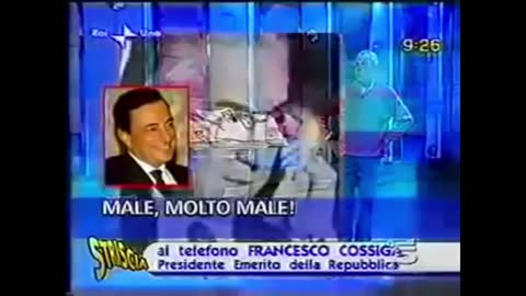Francesco Cossiga in una intervista di Rai1