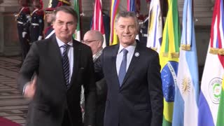 Presidentes llegan a cumbre de Mercosur con la Unión Europea y Venezuela en la agenda
