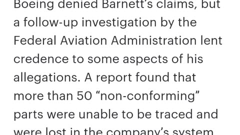 Boeing whistle blower found