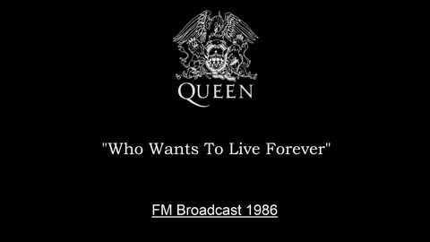 Queen - Who Wants To Live Forever (Live in Mannheim, Germany 1986) FM Broadcast