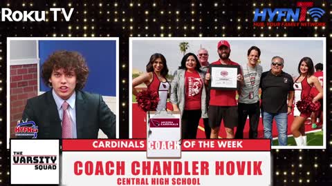 The Varsity Squad, Arizona Cardinals Coach & Player of the Week 9.12.22