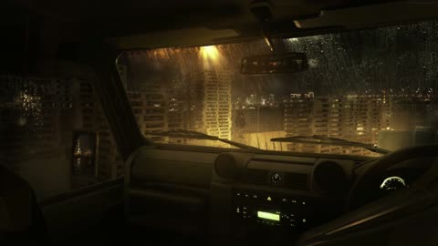 Video Wallpaper HD 4K | Rain in car