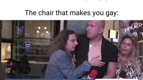 Guy Hit By Chair That Makes You Gay