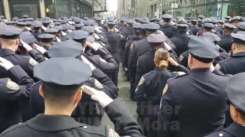 Funeral of NYPD Officer Wilbert Mora, (St. Patrick's Cathedral, Manhattan, 2/2/2022)