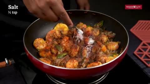 Check how to make Prawn Masala at TenderCuts