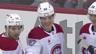 MTL@NJD: Slafkovsky scores goal against Nicolas Daws