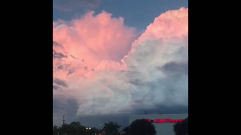 Northern Michigan lightening storm Slow mo lighting strikes at end