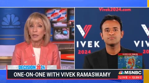Vivek Schools MSNBC Host On Climate Change