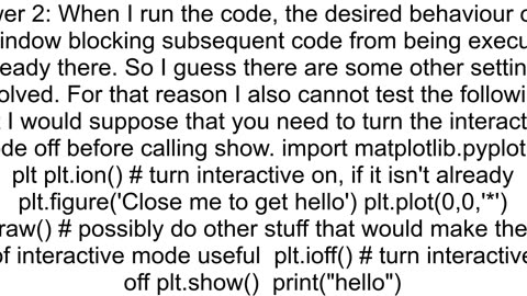 Spyder interactive plot wait for the plot to be closed to continue