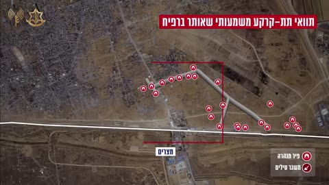 The IDF reveals a "significant" Hamas tunnel in southern Gaza's Rafah, adjacent