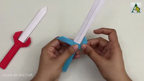 How to make Paper sword toy for kids/Easy paper craft for kids