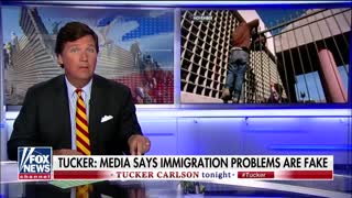 Tucker slams Democrats and media for denying immigration crisis at border