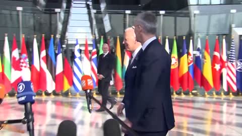 Biden SILENT When Asked About Chemical Weapons At NATO Headquarters