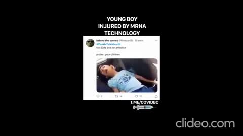 A YOUNG BOYS LIFE IS DESTROYED BY HIS PARENTS AND THE PHARMAKEIA OF THE MRNA SHOT