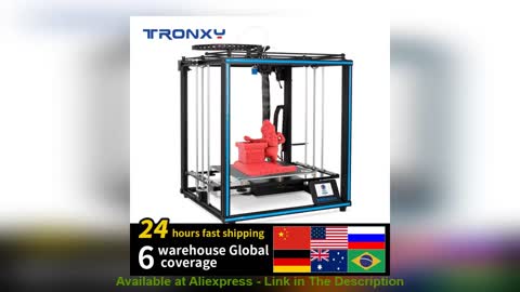 ❄️ Tronxy X5SA 24V New Upgraded 3D Printer DIY Kits Metal Build Plate 3.5 Inches LCD Touch Screen