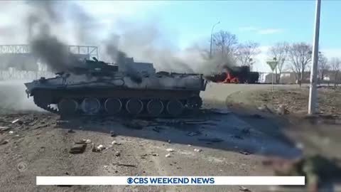 Ukrainians resist as Russian forces push toward major cities