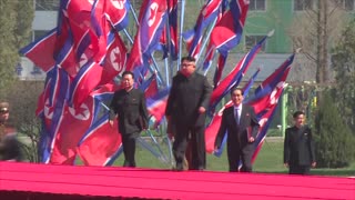 El líder norcoreano, Kim Jong-un, envío un mensaje