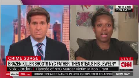 Fiancé of NYC Murder Victim Blames Biden's Policies for Crime Wave Engulfing City