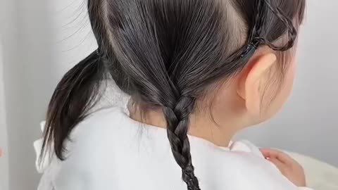 little girl new hairstyle
