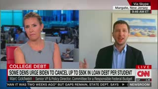 Econ professor stuns CNN anchor with truth about Biden's student loan plan