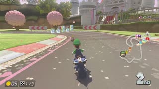Mario Kart 8 Deluxe Switch Luigi Part 43 Royal Raceway