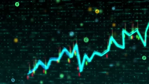 Royalty Free Stock Footage Economic Stock Financial Data Visuals