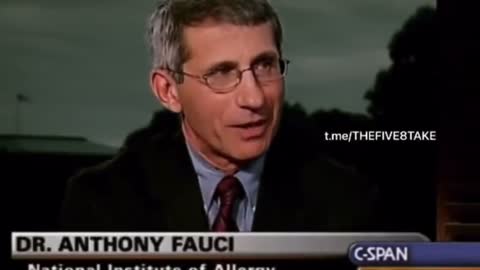 Fauci: The best vaccination is getting infected yourself