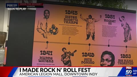 May 18, 2024 - Indy Hosts ‘I Made Rock 'N' Roll’ Black Rock Festival