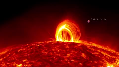 NASA | Fiery Looping Rain on the Sun