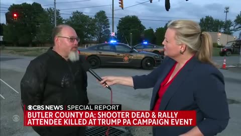 Witness says he saw shooter at Trump rally: 'When I turned my back, shots started'