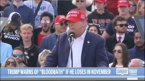 Trump warns there will be bloodbath if not elected