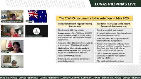 Dr. Meryl Nass on "What Do the Pandemic Agreement and IHR Amendments Really Mean?" — What Else Should I Know? | Lunas Pilipinas - 051124