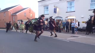 Beltane Border Morris & Otter Morris - Tamara - Nog Inn, Feniton - 21 Jul 23