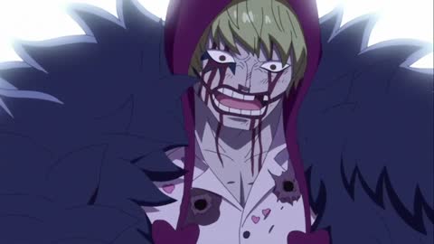 One Piece – Doflamingo kills his little brother Rosinante