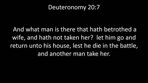 KJV Bible Deuteronomy Chapter 20