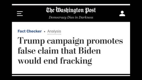 Biden LIED about Fracking