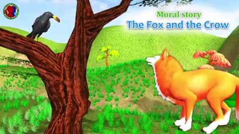 The Fox and The Crow moral story for english cartoon