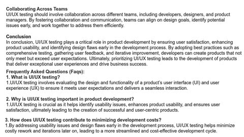 What Role Does UI/UX Testing Play in Product Development?